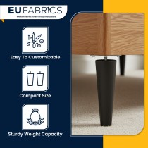 18cm / 7" Round Tapered Wooden Replacement Legs x4