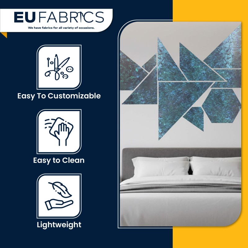 Hologram PVC Semi Opaque Fabric 10 Meter Roll1