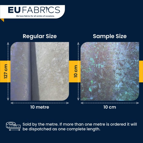 Hologram PVC Semi Opaque Fabric 10 Meter Roll1