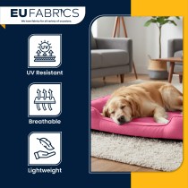 Canvas PVC Heavy Duty Fabric Pink2