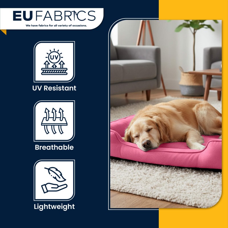 Canvas PVC Heavy Duty Fabric Pink2