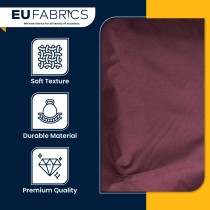 Fabric for Throws and Cushions Plum