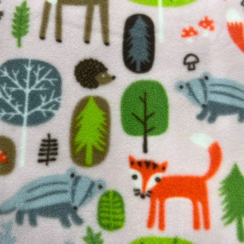 Cuddle Fleece Fabric Pink1