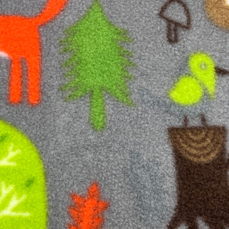 Cuddle Fleece Fabric Grey2