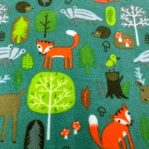 Cuddle Fleece Fabric Green 1