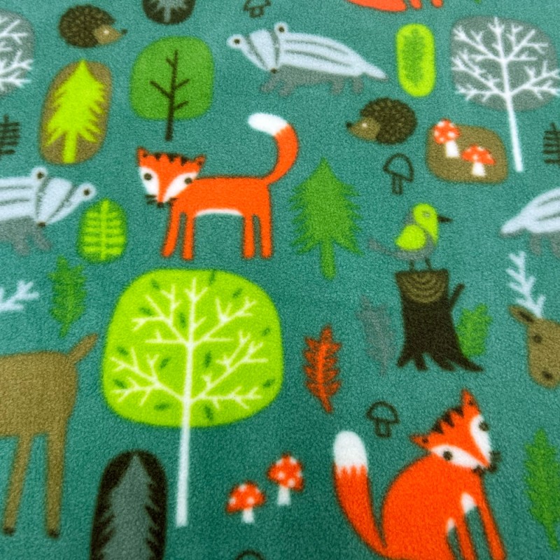 Cuddle Fleece Fabric Green 1