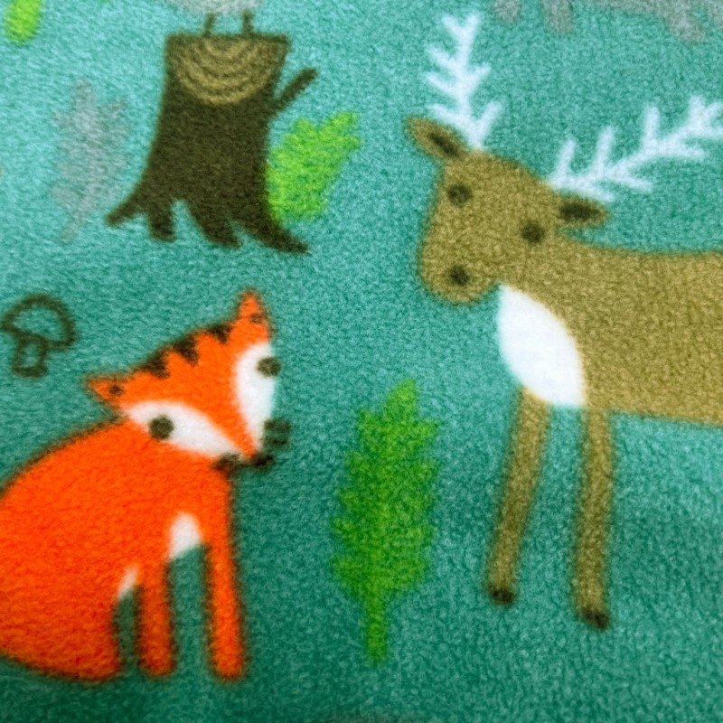 Cuddle Fleece Fabric Green 4