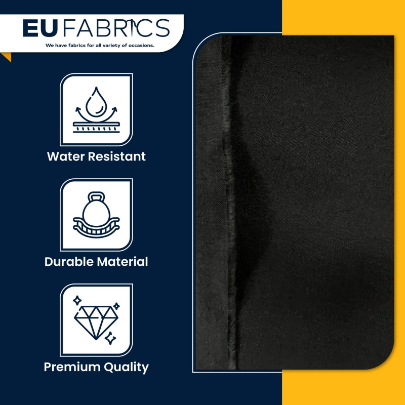 100% Nylon Fabric Nylon Black 1