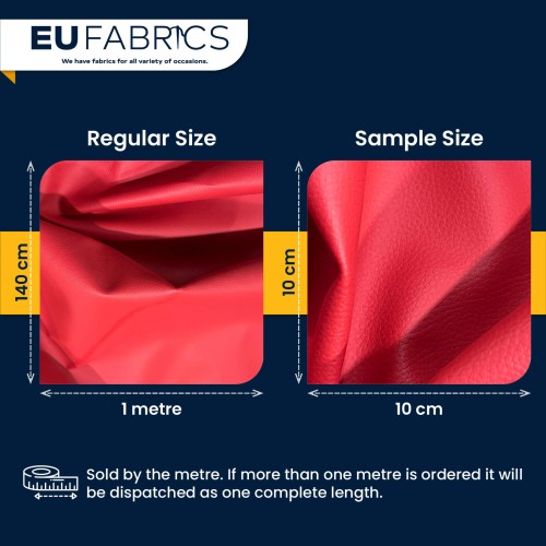 Luxury Soft Feel Leather Look FabricR Grey2