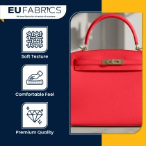 Luxury Soft Feel Leather Look FabricR Grey2