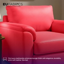 Luxury Soft Feel Leather Look FabricR Grey2