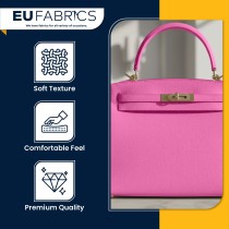 Luxury Soft Feel Leather Look FabricR Grey2