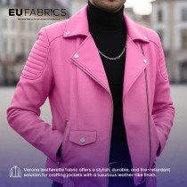 Luxury Soft Feel Leather Look FabricR Grey2