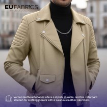 Luxury Soft Feel Leather Look FabricR Grey2