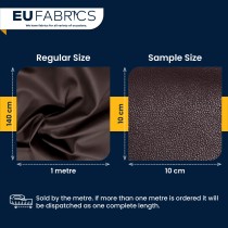 Luxury Soft Feel Leather Look FabricR Grey2