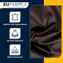 Luxury Soft Feel Leather Look FabricR Grey2