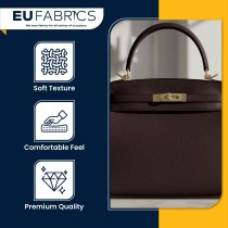 Luxury Soft Feel Leather Look FabricR Grey2