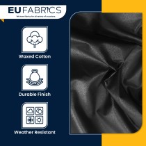 Cotton Canvas Waxed Fabric Red2