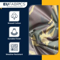 Cotton Canvas Waxed Fabric Red2