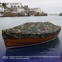 Cotton Canvas Waxed Fabric Red2