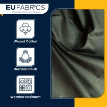 Cotton Canvas Waxed Fabric Red2