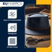 Cotton Canvas Waxed Fabric Red2