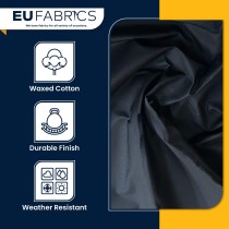 Cotton Canvas Waxed Fabric Red2