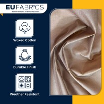 Cotton Canvas Waxed Fabric Red2