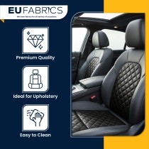 Diamond Stitched Leatherette black