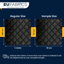 Diamond Stitched Leatherette black