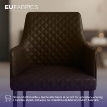 Diamond Stitched Leatherette black