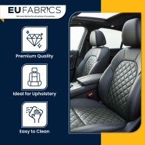 Diamond Stitched Leatherette black