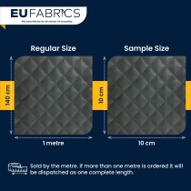 Diamond Stitched Leatherette black