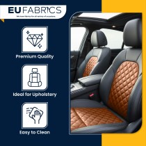 Diamond Stitched Leatherette black