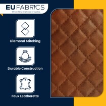 Diamond Stitched Leatherette black