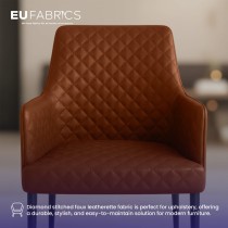 Diamond Stitched Leatherette black