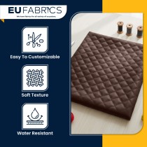 Diamond Stitched Leatherette black