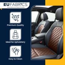 Diamond Stitched Leatherette black