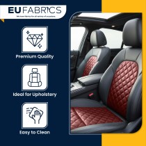 Diamond Stitched Leatherette black