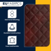 Diamond Stitched Leatherette black