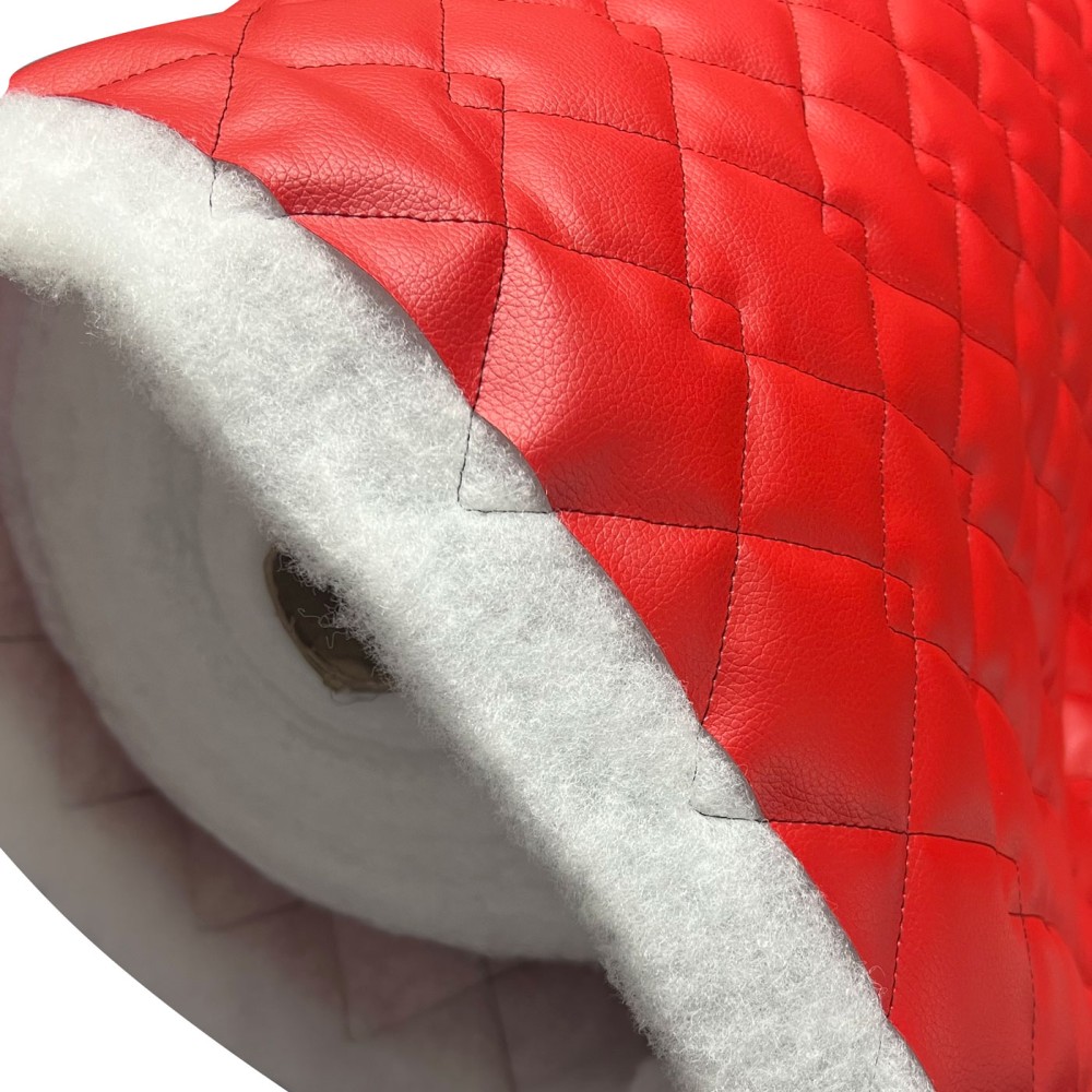 Quilted Leatherette Fabric Upholstery