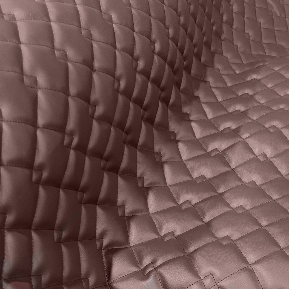 Quilted Leatherette Fabric Upholstery