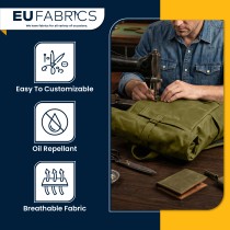 Heavy Dry Wax Army Duck Fabric Clearance | EU Fabrics