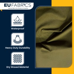 Heavy Dry Wax Army Duck Fabric Clearance | EU Fabrics