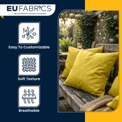Gold 6oz Waxed Cotton Fabric Waterproof | EU Fabrics