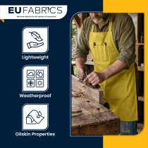 Gold 6oz Waxed Cotton Fabric Waterproof | EU Fabrics