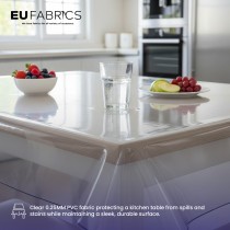 Clear PVC Fabric 0.25mm Fire Retardant | EU Fabrics