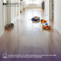Clear PVC Fabric 0.25mm Fire Retardant | EU Fabrics