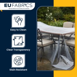 Clear PVC Fabric 0.25mm Fire Retardant | EU Fabrics