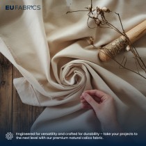 Lightweight Calico Fabric - 150cm Wide Cotton | EU Fabrics